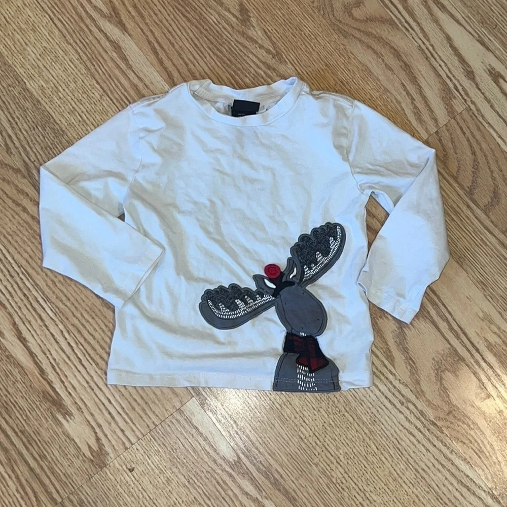 Fierce Frank moose long sleeve shirt size 2T